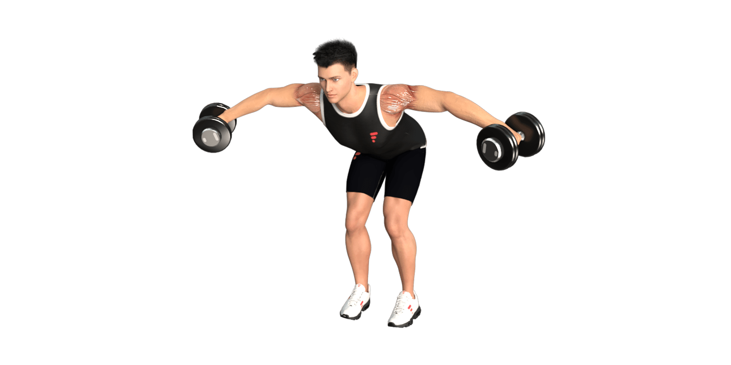 Dumbbell Rear Delt Row