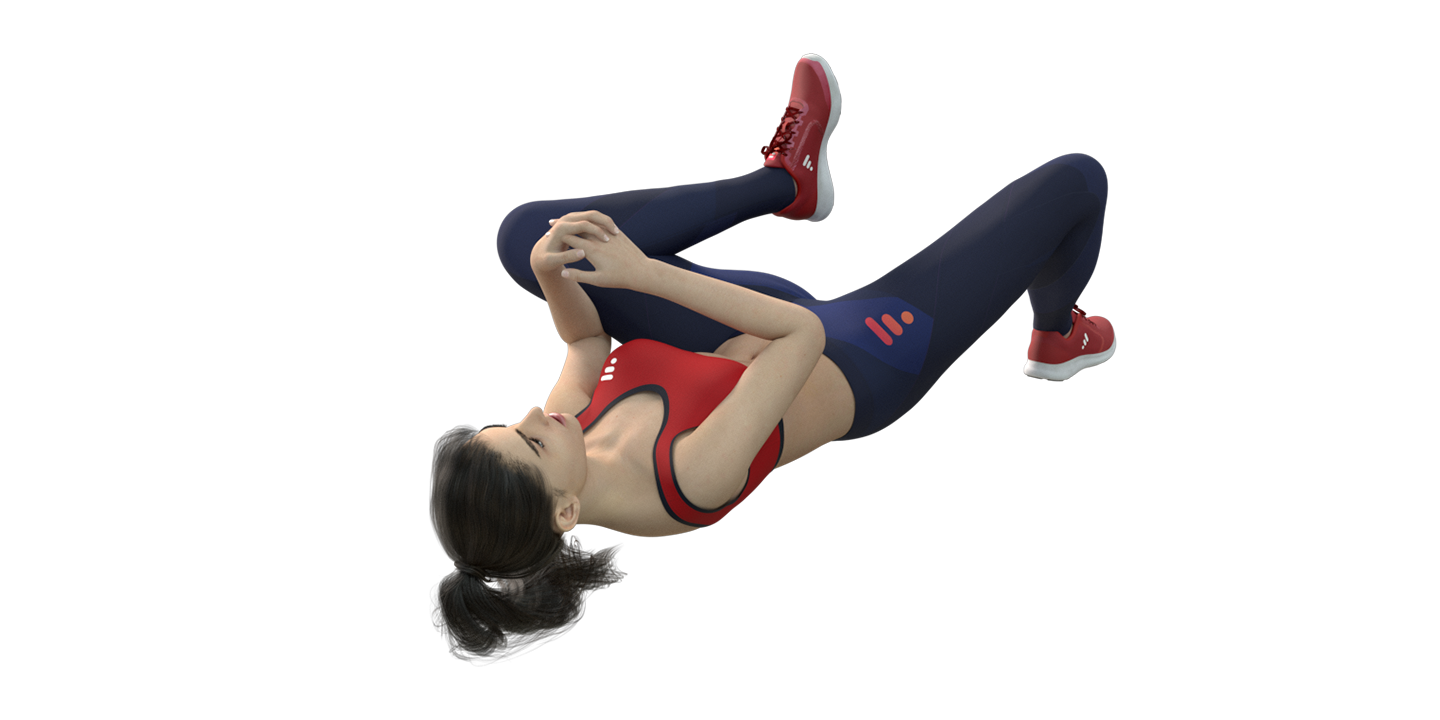 Knee Chest Stretch Left