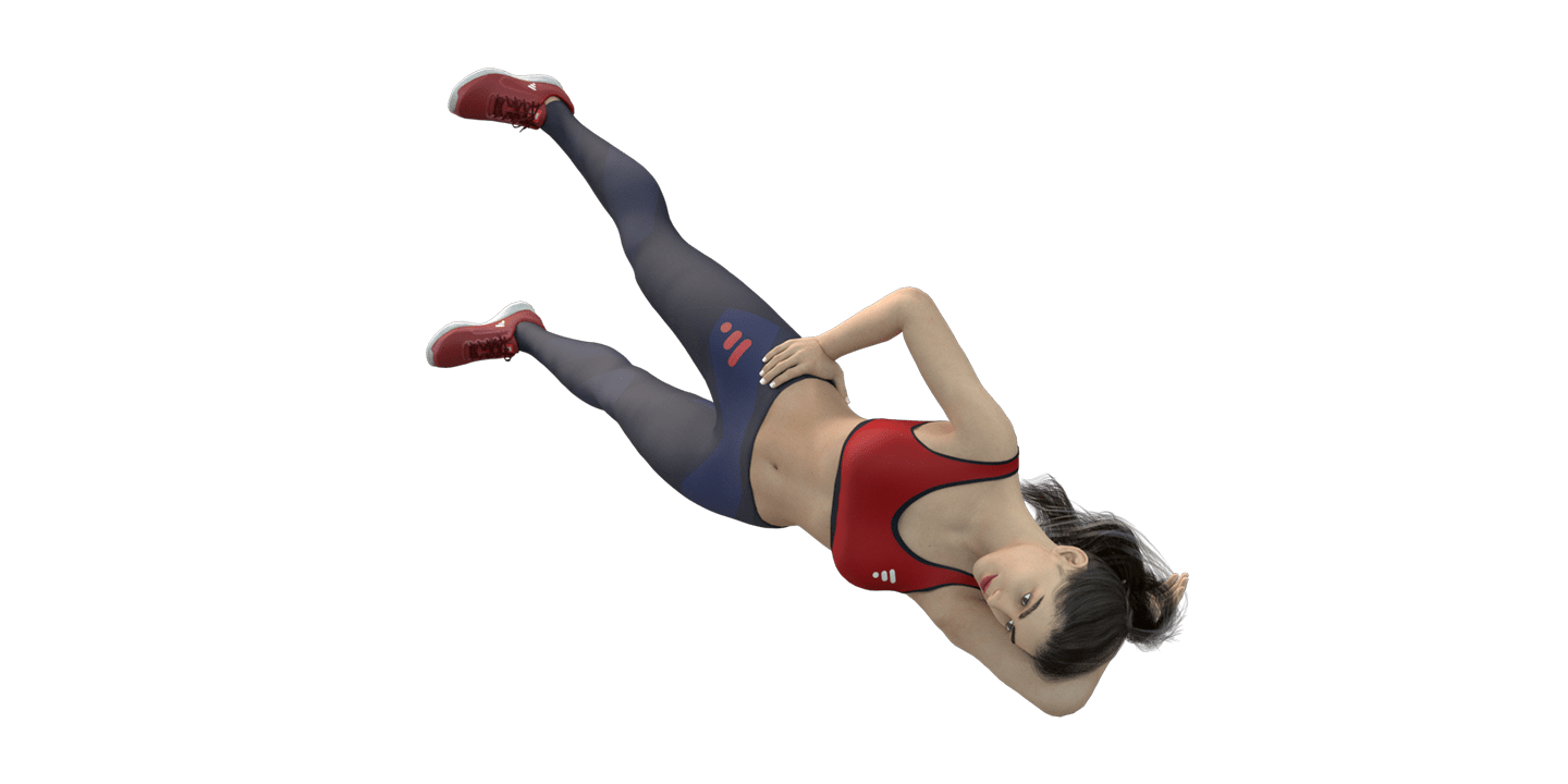 Side Lying Leg Lift Right