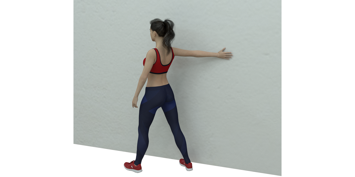 Standing Biceps Stretch Right