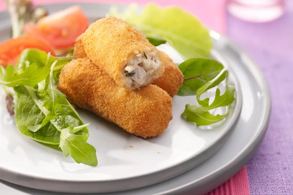 Deep-Fried Chicken Croquettes