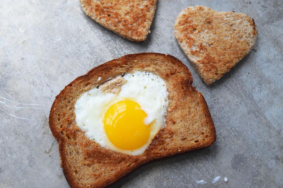 Heart-Shaped Egg-in-a-Hole
