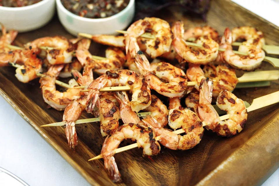 Pan-Grilled Barbecue Shrimp