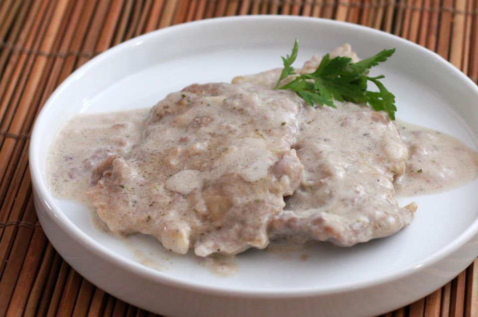 Pork Chops With Boursin Sauce