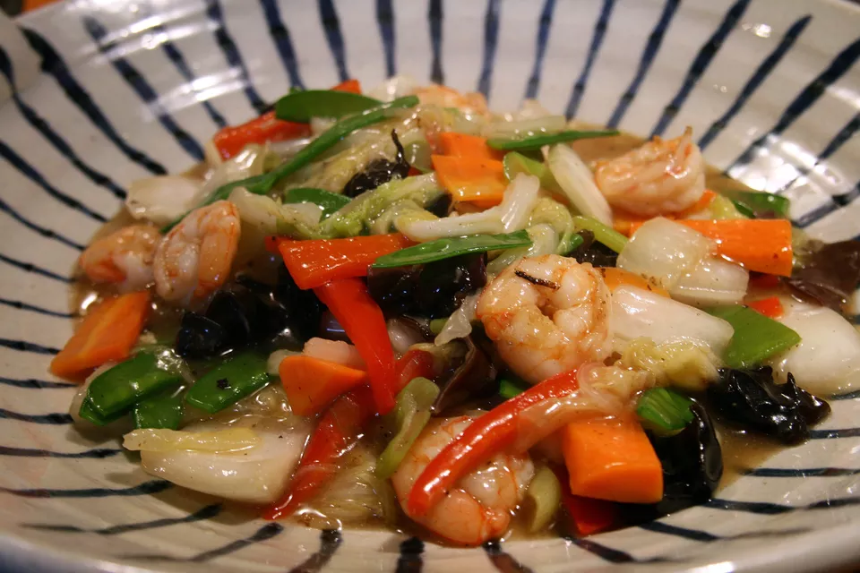 Shrimp and Vegetable Stir Fry